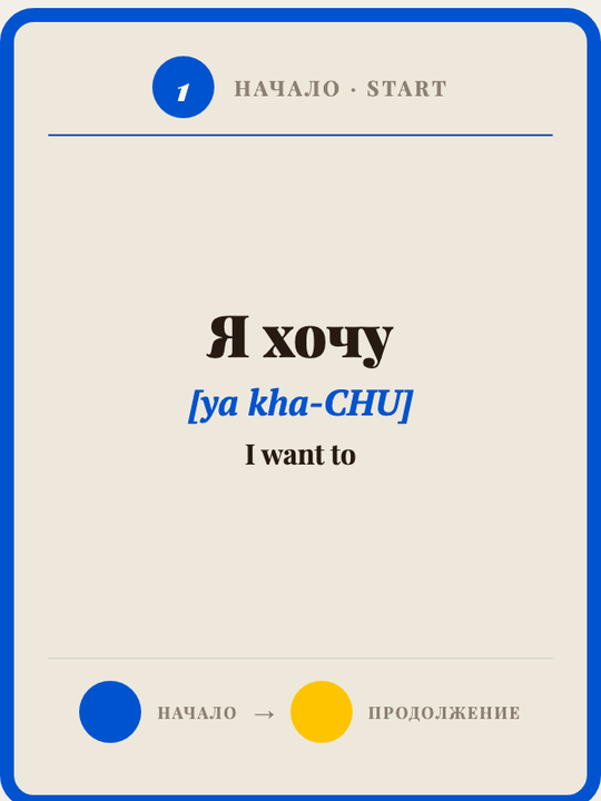 Blue opener card